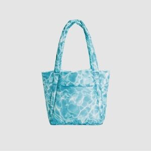 Baggu Mini Puffy Tote in Pool